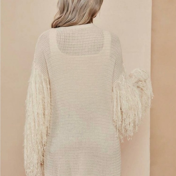 NWT fringe open cardigan - Picture 3 of 6